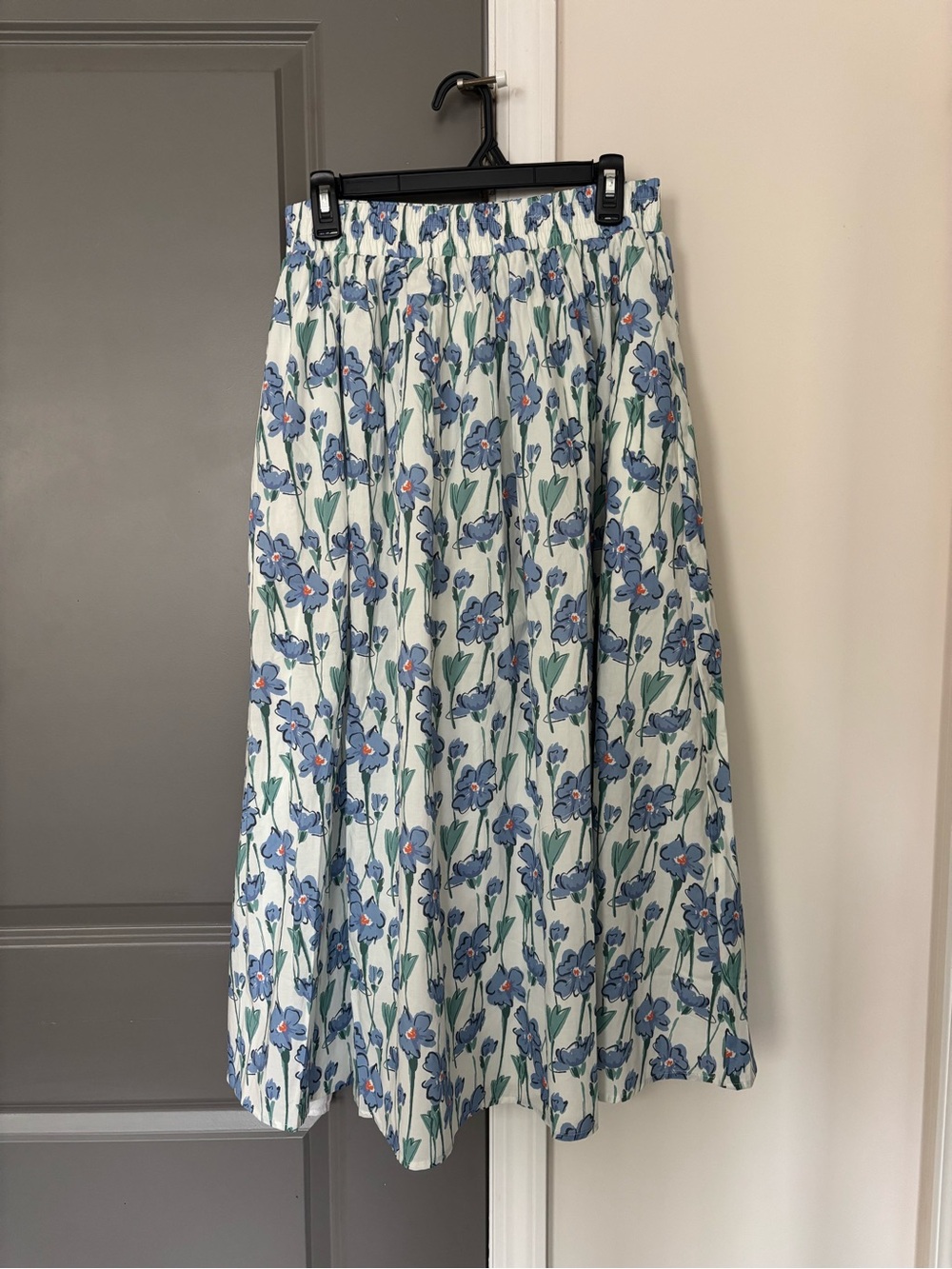 NWOT Polagram Floral Midi Skirt